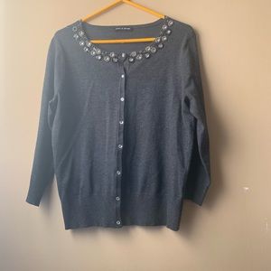 Ladies size large gray sweater